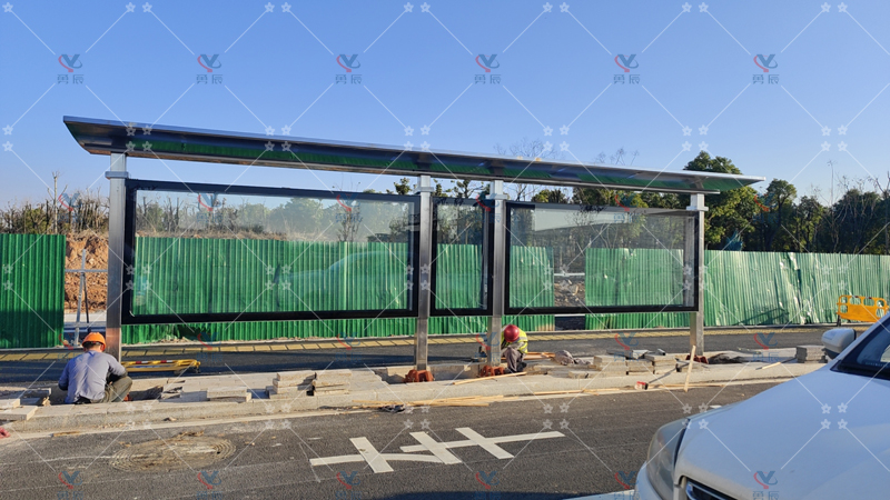 河北不锈钢候车亭第二批